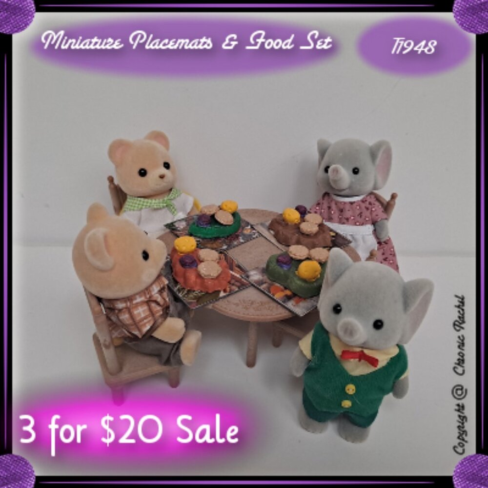 8-Piece Glued-Together Spice Placemats